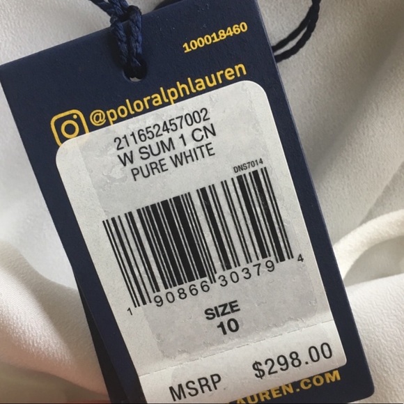 COPY - POLO RALPH LAUREN WHITE CREPE HALTER JUMPSUIT - Picture 5 of 10